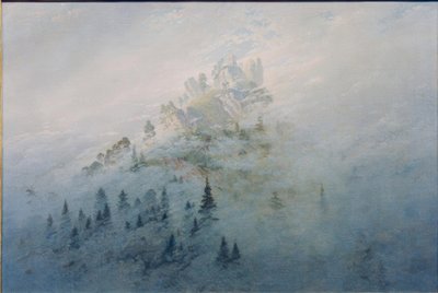 Morgennebel im Gebirge von Caspar David Friedrich